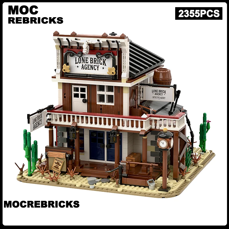 

Post Room Model Doctor's Office City Street View Modular Assembling MOC Building Blocks Technology Bricks Toys Christmas Gifts