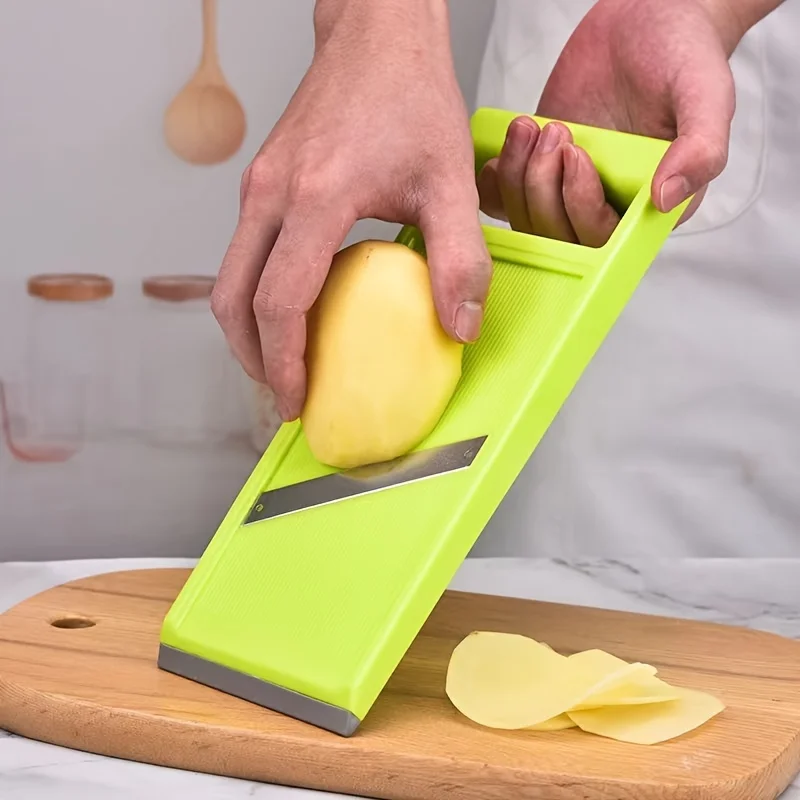 Cortador de verduras portátil para cocina, organizador de rebanadas para preparación fácil, molinillo de patatas, herramienta para cortar zanahorias, práctica herramienta de Chef