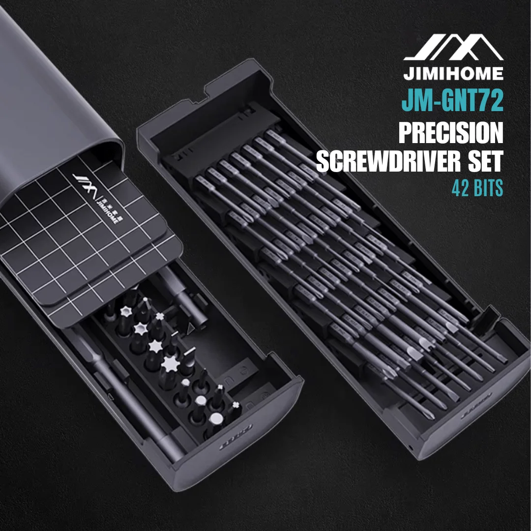 

Набор прецизионных отверток JIMIHOME JM-GNT72 42, магнитные биты, магнитное хранилище для электроники, телефона, камеры, ноутбука, часов