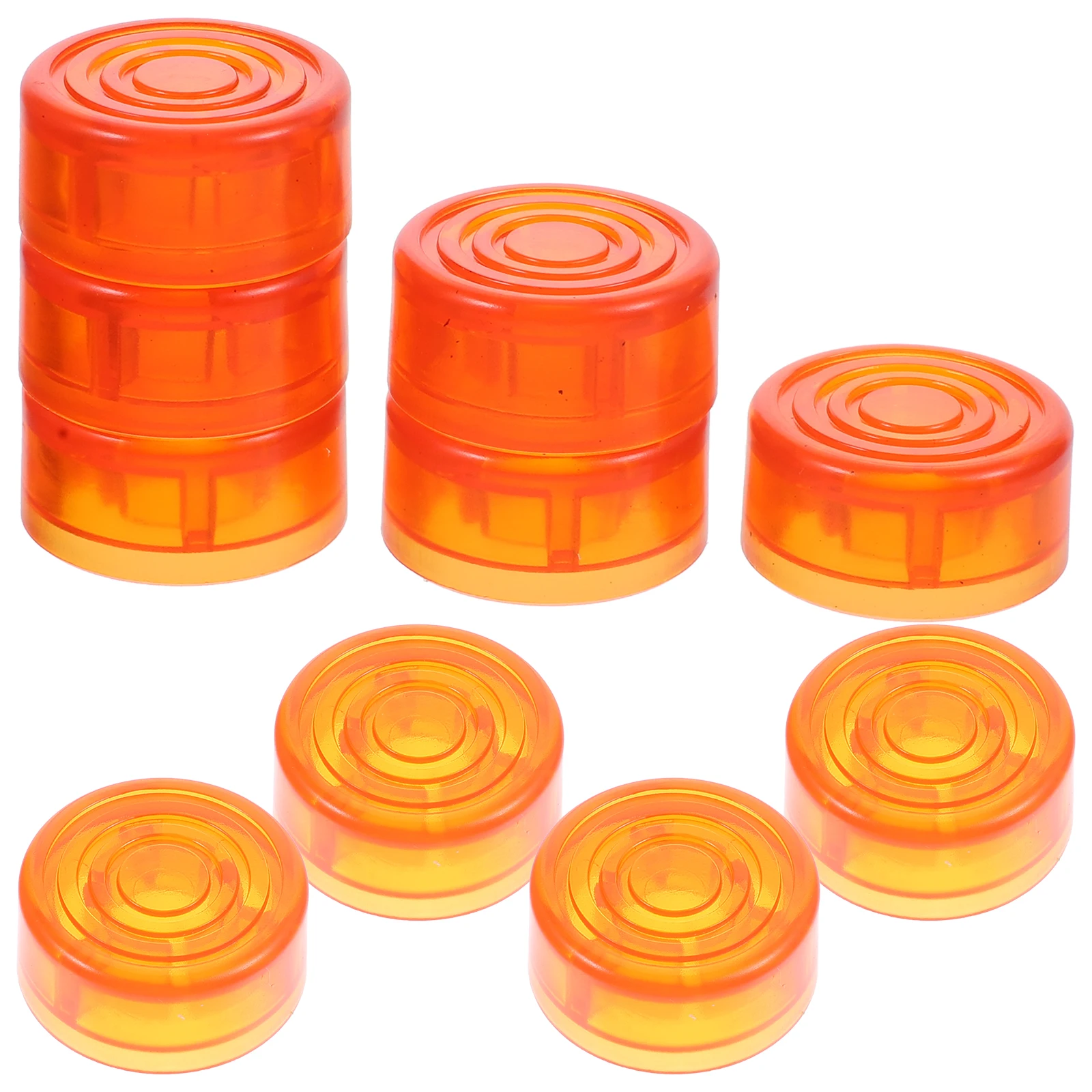

10pcs Footswitch Topper For Guitar Effects Pedal Cap Replacement Plastic Foot Durable Guitar Accessories Parts
