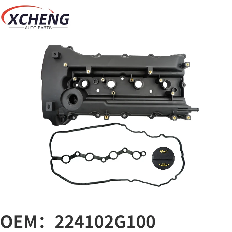 OEM 224102G100  22410-2G100 Engine Valve Cover Part Fit For Hyundai Azera Tucson Sonata Kia Forte Optima 2.4L