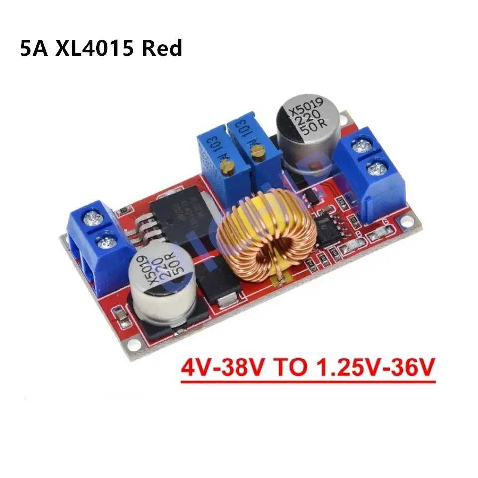 Original 5A DC to DC CC CV Lithium Battery Step down Charging Board Led Power Converter Lithium Charger Step Down Module XL4015