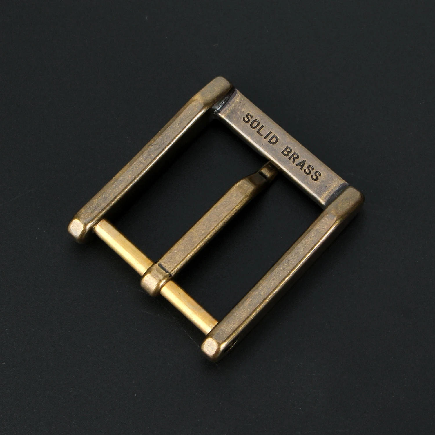 1,5 "(40 мм) сверхмощная однотонная латунная пряжка для ремня для мужчин, винтажная латунная пряжка для ремня, кожаная ремесло, сделай сам, ретро, ковбойская пряжка для ремня для мужчин