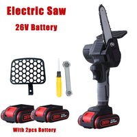 550W Electric Pruning Saw Rechargeable Mini Electric Saws With Lithium Battery Woodwork Garden Logging Portable Chainsaw