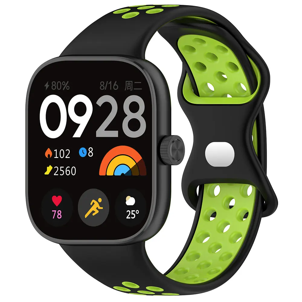 Silicone Bracelet For Xiaomi Redmi Watch 4 5 6 Smart Replacement Wriststrap For Xiaomi Mi Band 8 9 Pro Belt