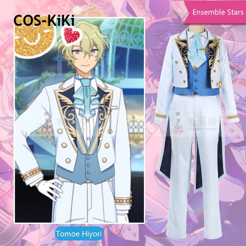 COS-KiKi Ensemble Stars Fine Tomoe Hiyori/Ran Nagisa/Aoba Tsumugi/Tenshouin Eichi Team Uniform SJ Game Suit Cosplay Costume