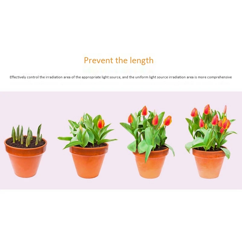 실내 수경 식물용 LED 식물 성장 램프, 전체 스펙트럼 성장 전구, 모종 꽃 식물 램프, E27 80 LED