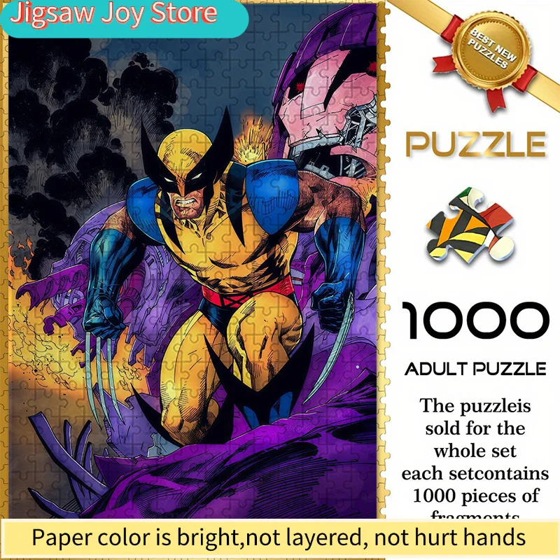 

Бесшовные пазлы на тему Marvel Z12.8-30 с изображением сцены битвы Росомахи — прочные, толстые пазлы, отличная головоломка для развития интеллекта.