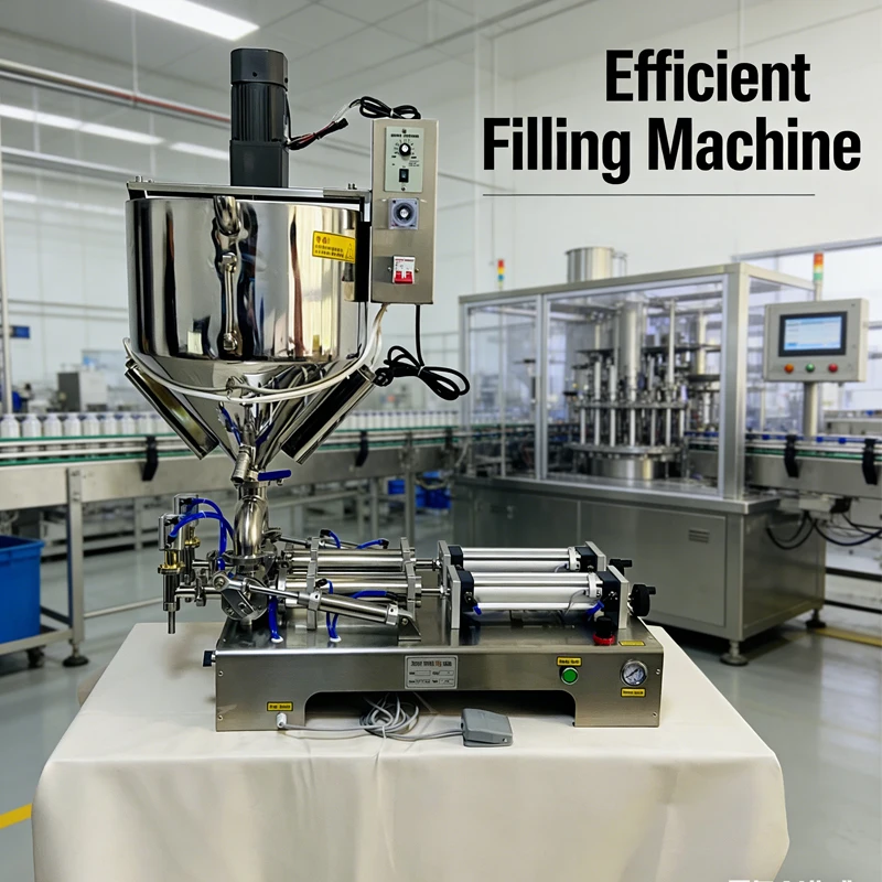 High Quality Semi-Automatic Liquid Fruit Juice Filling Machine for Commercial Paste Packaging