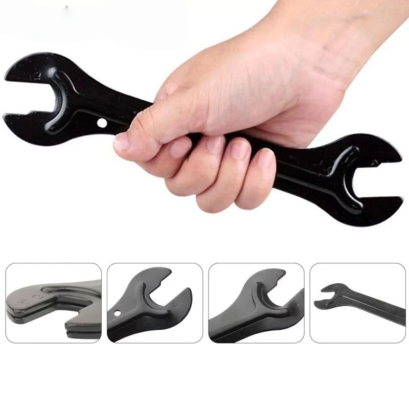 Chave de Pedal para Cubo de Bicicleta 13/14/15/16mm, Ajustador de Cone de Eixo de Roda MTB, Ferramenta de Reparo de Bicicleta