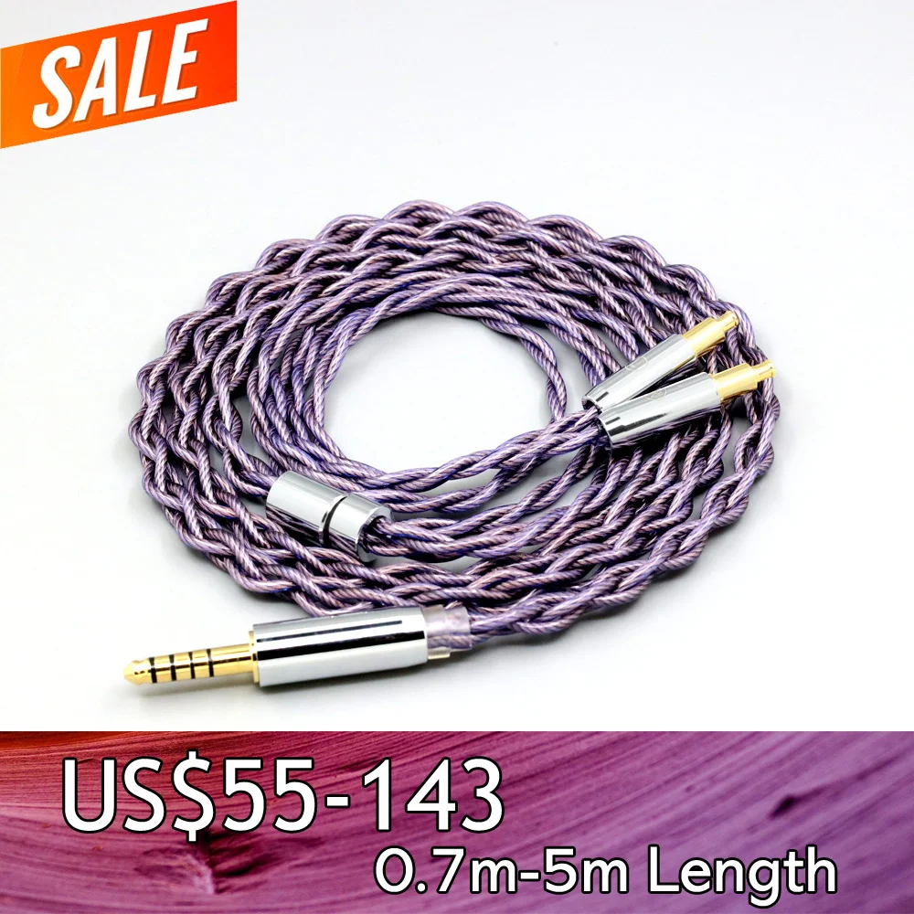 

Type2 1.8mm 140 cores litz 7N OCC Earphone Cable For Audio Technica ATH L5000 ATH AWKT f ATH AWAS LN007894