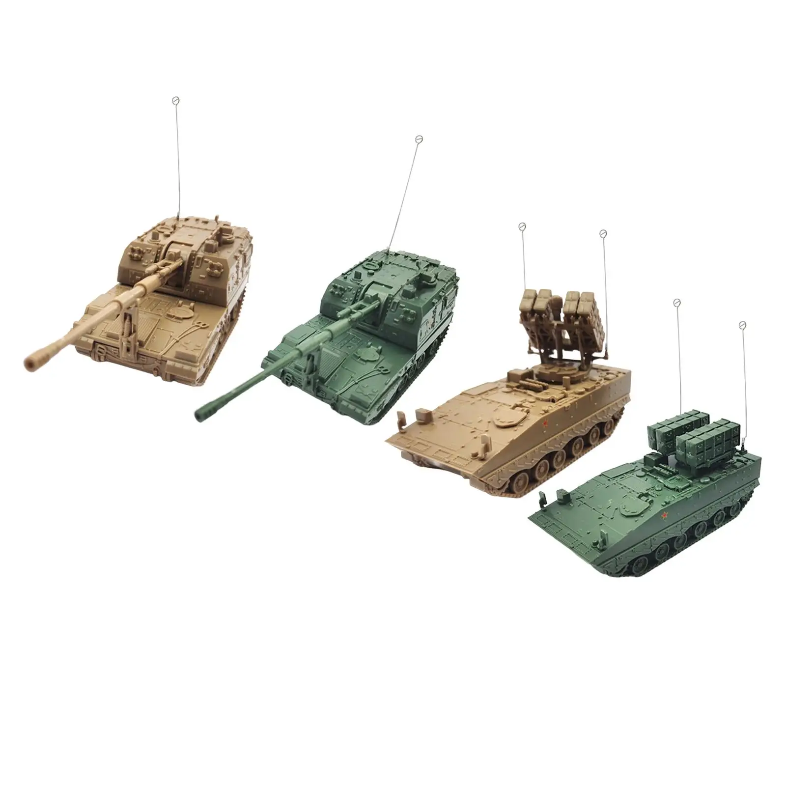 1:72 Scale Crawler Chariot Tank Model for Display and Collection