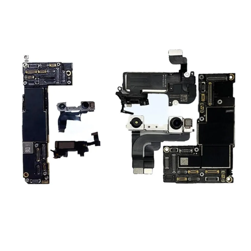 لوحة أم أصلية تم اختبارها بالكامل لهاتف iPhone 12 Pro Max 128g/256g لوحة رئيسية غير مقفلة معرف الوجه لوحة منطق رئيسي iCloud نظيفة