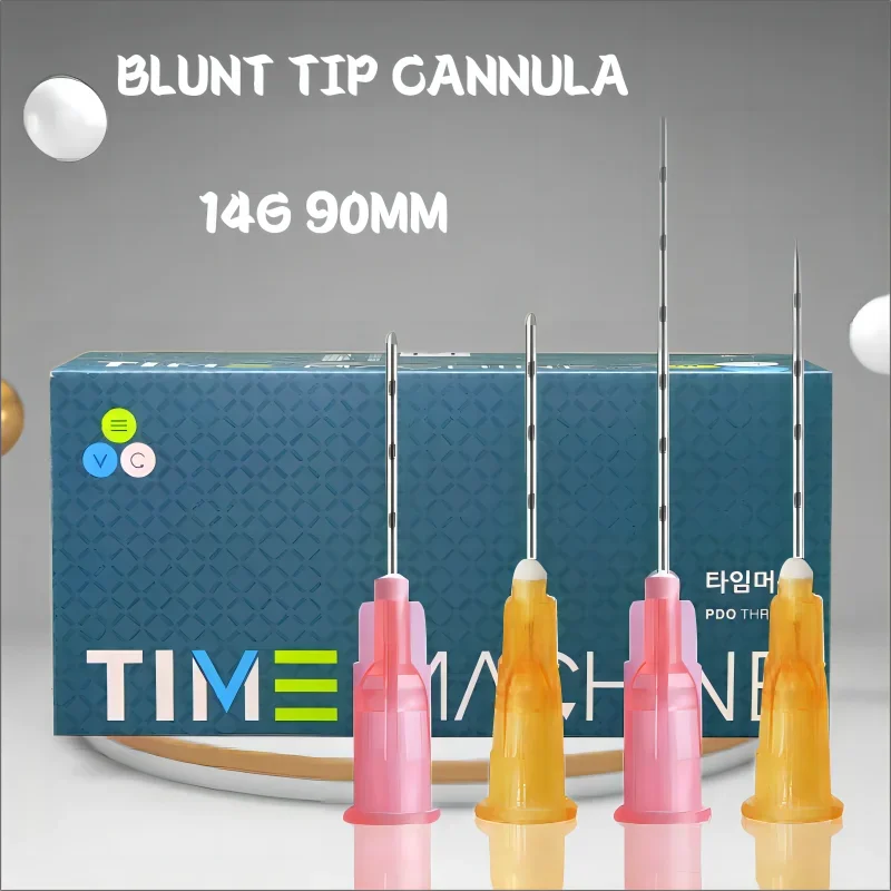 

High Blunt-tip Cannula 10/50/100pcs Korea Manufacturer Supply14G 90MM 22G 50mm 25G 70mm Disposable Blunt Needle for filler