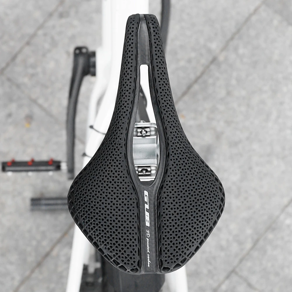 

Extra Padded Bike Seat Cushion Cover 3D Printed Bike Saddle for Men/Women Carbon Fiber Bike Seat Cushion with High Resilience