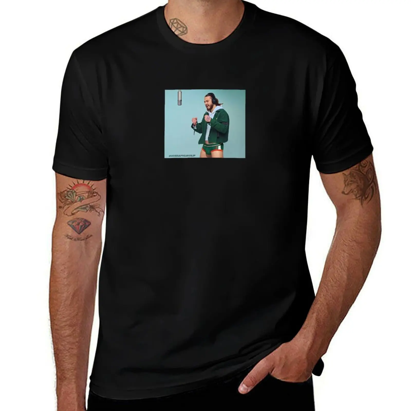 SCH Colors Brief T-Shirt Basic Short Sleeve for Men T-Shirt