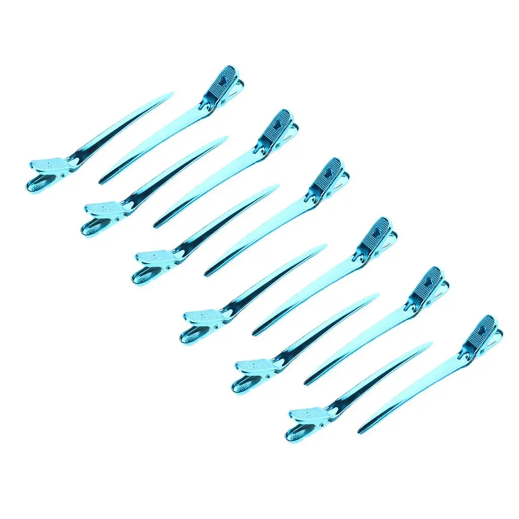 12 Stück Krokodilklemme zum Selbermachen, Haarschnitt, Färben, Styling ohne Zähne