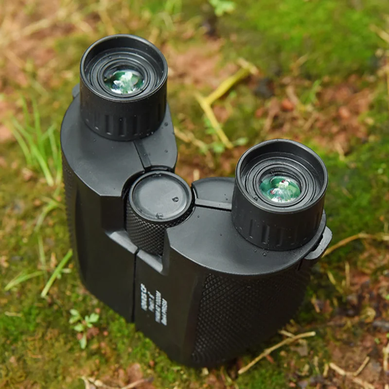 Imagem -04 - Mini Binóculos Portáteis 10x25 Binóculos hd Binóculos Revestidos Bak4 Fmc Melhor para Uso ao ar Livre Caça Viagens Camping Jogo de Bola