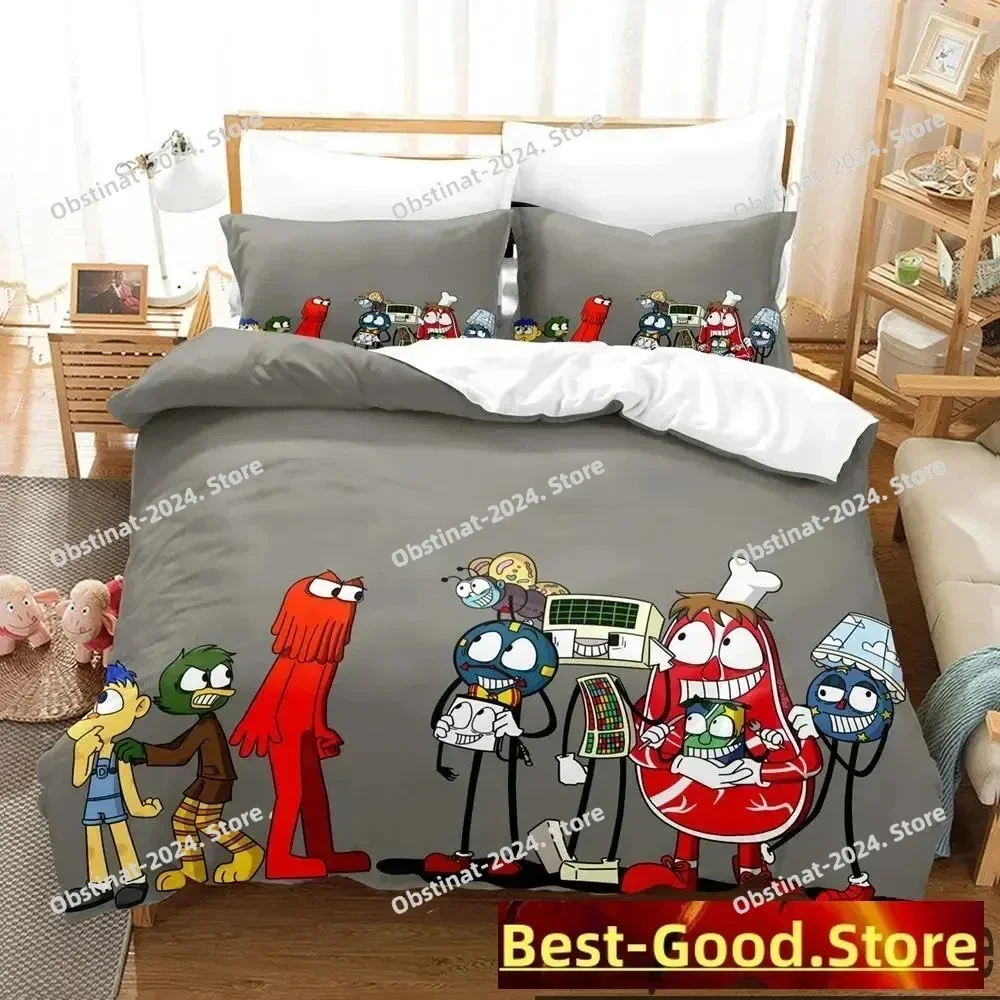 3D Print Dont Hug Me Im Scared Bedding Set Boys Girls Twin Queen King Size Duvet Cover Pillowcase Bed boys Adult