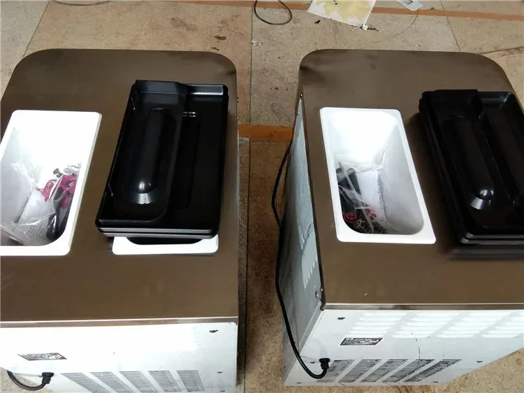 

2019 cost-effective commercial 18L/H ice cream soft vending ice cream machine with 3 flavors