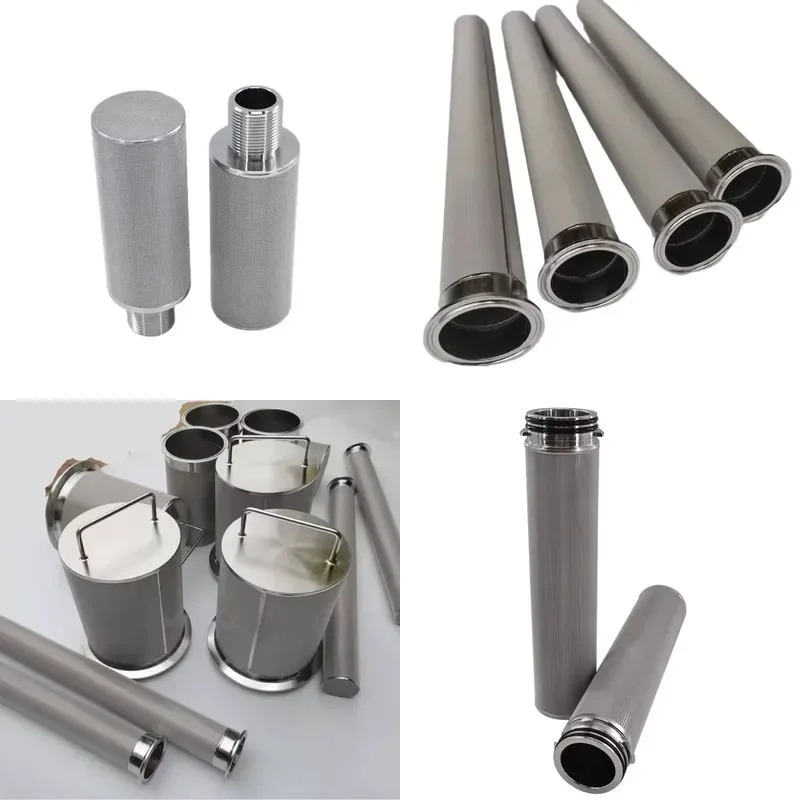 316L Multi Layer Sintered Screen Filter Element 16MPa Pressure Resistant Seawater Desalination Project Manufacturer Price