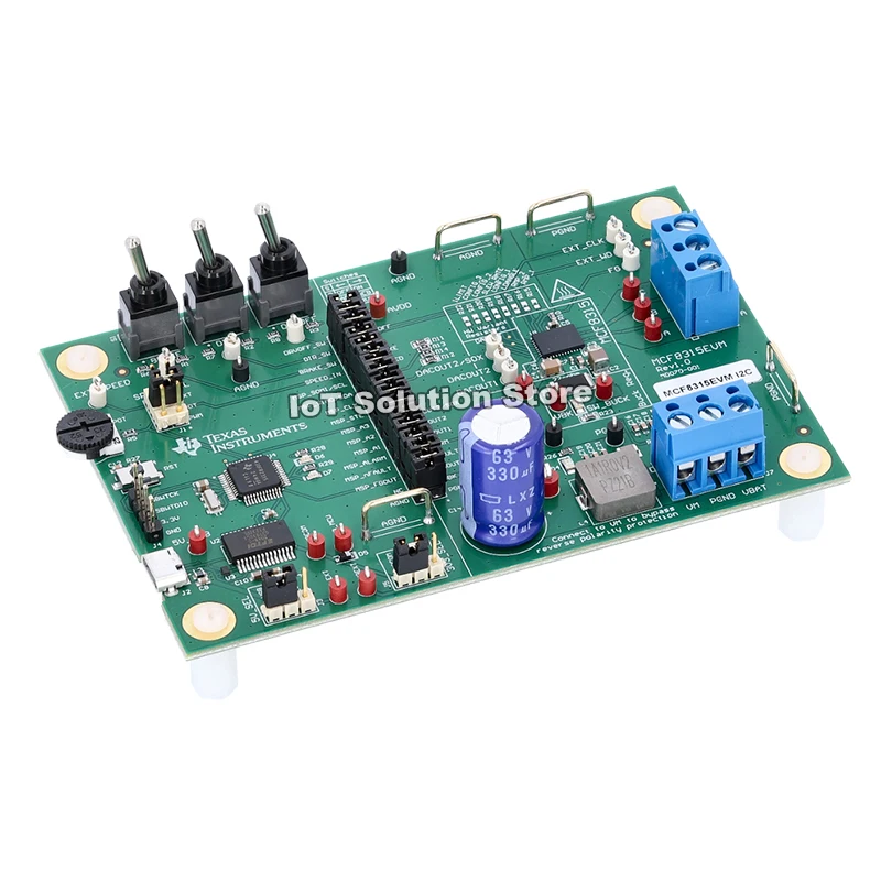 MCF8315EVM MCF8315 evaluation module for three-phase sensorless FOC integrated MOSFET BLDC motor driver