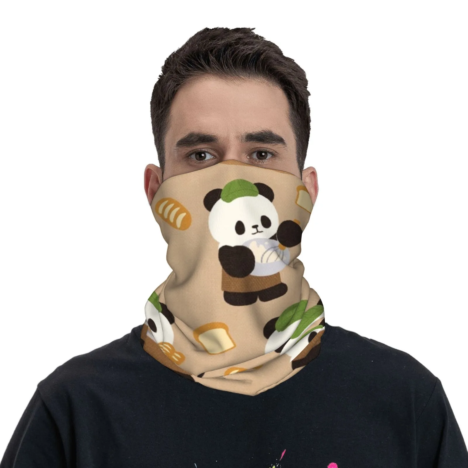 

Дышащие и УФ-защитные гетры: очаровательный рисунок шеф-повара с изображением панды, идеально подходит для приключений на свежем воздухе и повседневного ношения