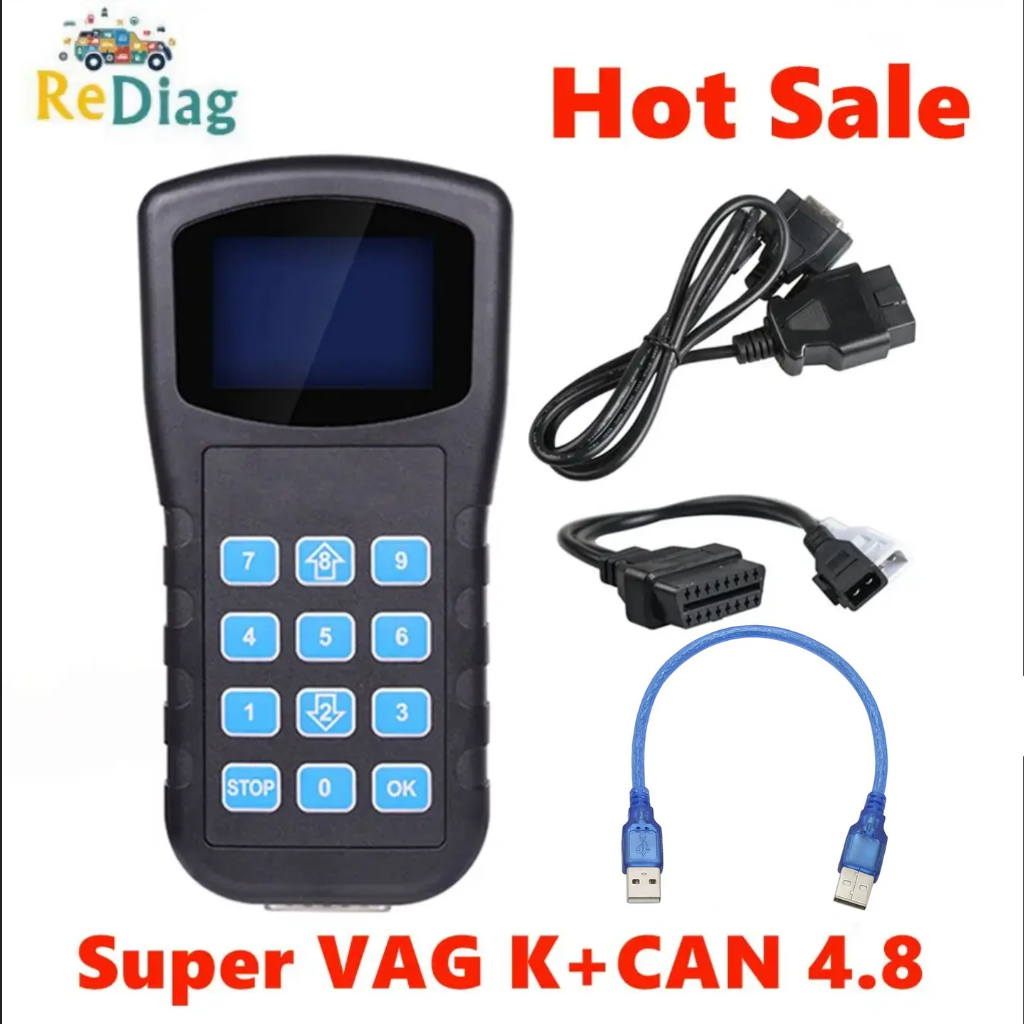

Супер для VAG K+CAN Plus 4.8 Read Security Access Code+ Key Programmer+ инструмент K CAN plus V4.8 Быстрая доставка Высокое качество