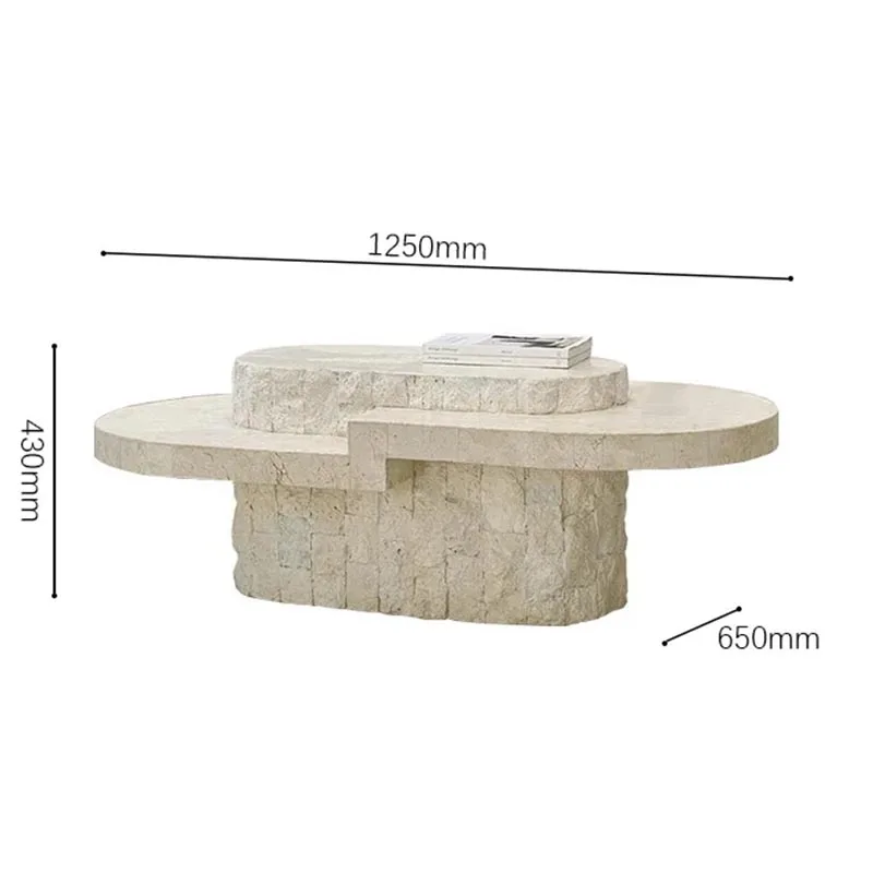 Oval Aesthetic Coffee Table Designer Regale White Entrance Coffee Tables Solid Minimalist Mesa Auxiliar Living Room Decorations