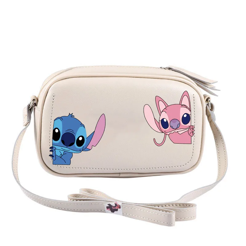 Disney Stitch torby na ramię damskie modne torby Crossbody o dużej pojemności Casual Cartoon Ravel torba na zakupy torebki kobiece torebki