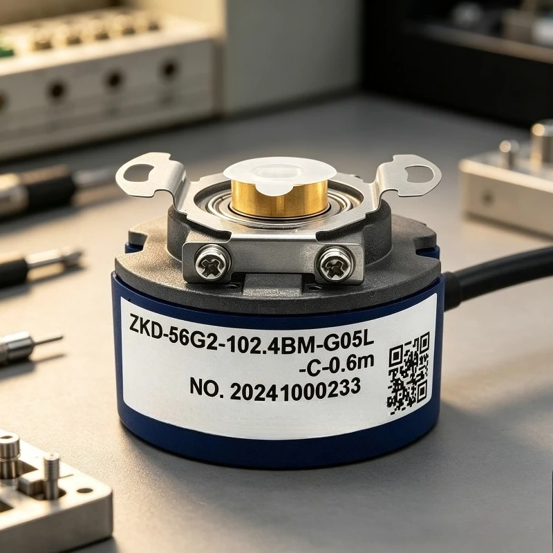 High Precision Industrial Incremental Rotary Encoder ZKD-56G-1024BM-G05L-C-0.6m for Servo Spindle Motor