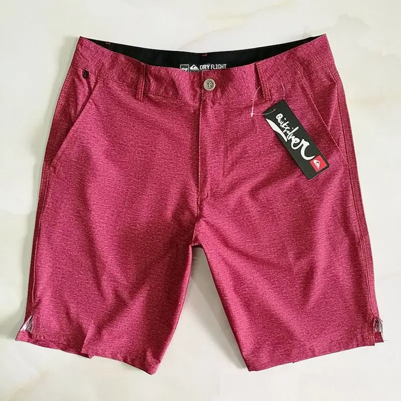 Terno curto clássico masculino, marca Bermuda, impermeável, estiramento de 4 vias, golfe, pesca, praia, surf, secagem rápida, calça casual