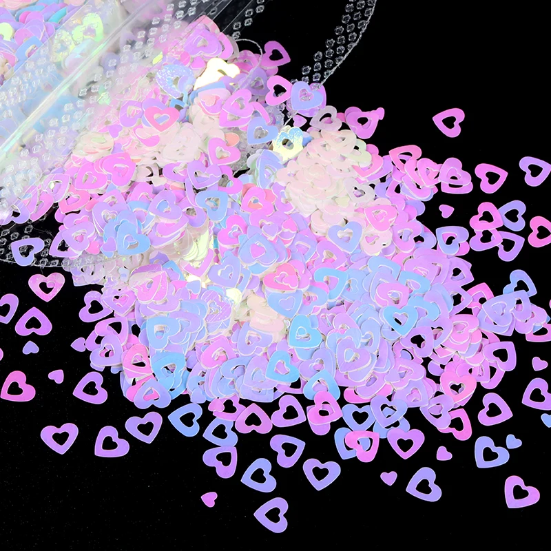 

Love Heart Sequin Resin Filling Mermaid Glitter For Epoxy Resin Filler Pigment Confetti DIY Silicone Mold Materials Manualidades