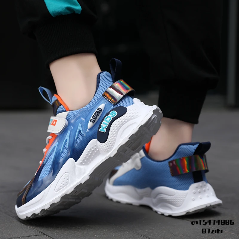 Children's Sports Shoes Fashion Boys Girls Mesh Casual Shoes Breathable Sneakers Running Walking Shoes for Kids Lightweight