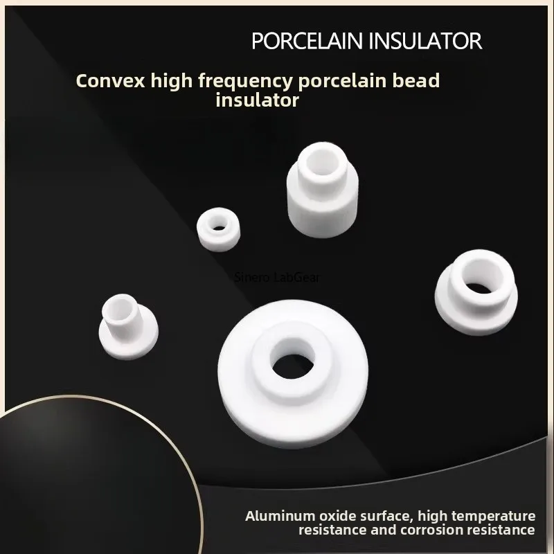 

High Frequency Ceramic Beads Insulated Heat Resistant Porcelain Head Custom Ceramic Sleeve Wire Eye