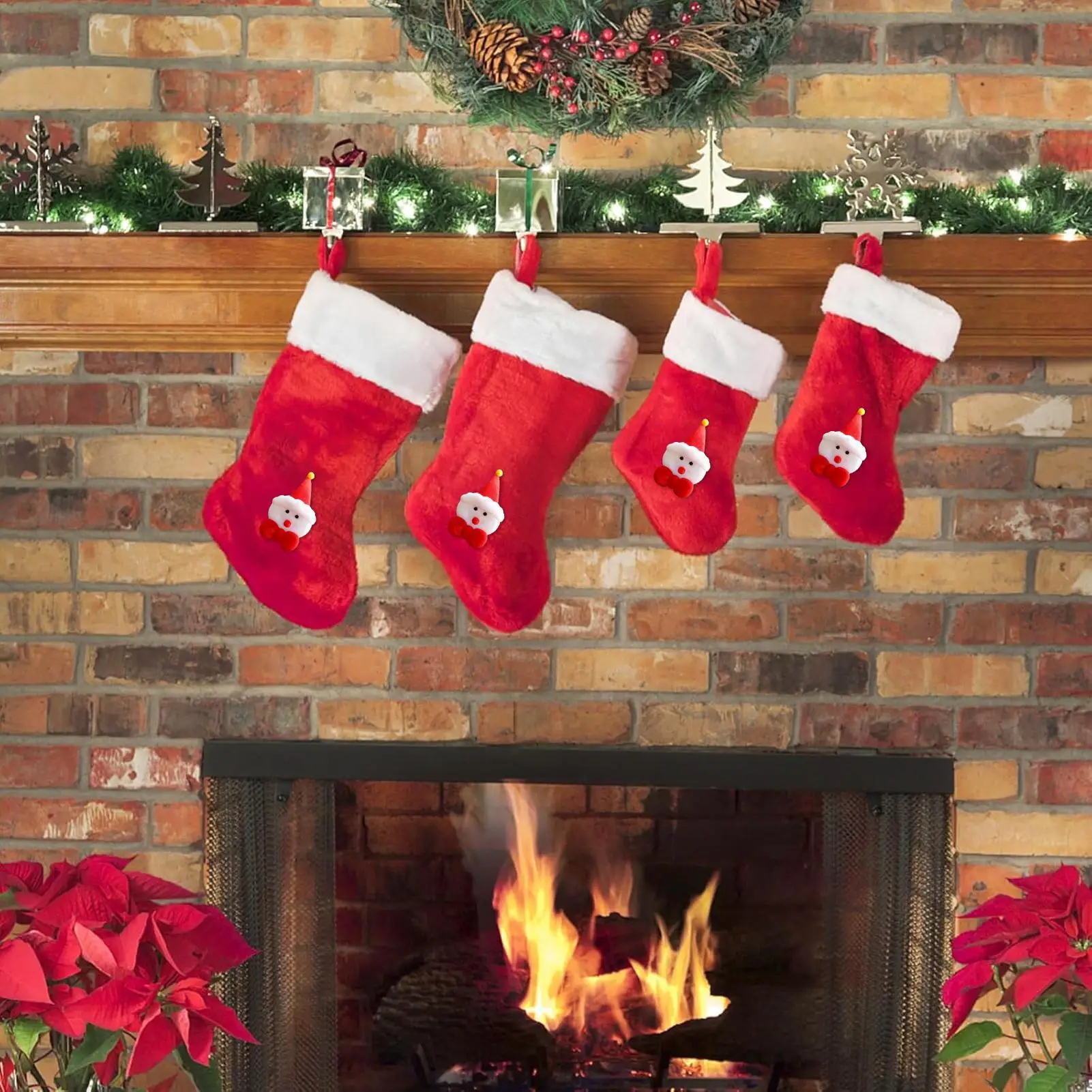Christmas Patches Iron On Precision Craft Sewing Reassemble Decor Santa Claus Christmas Clothes Patches For Family Friends Home