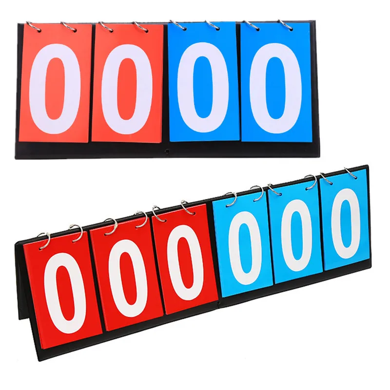 

1Pcs 2/4 Digit Scoreboard Sports Competition Scoreboard For Table Tennis Basketball Badminton Football Volleyball Score Board