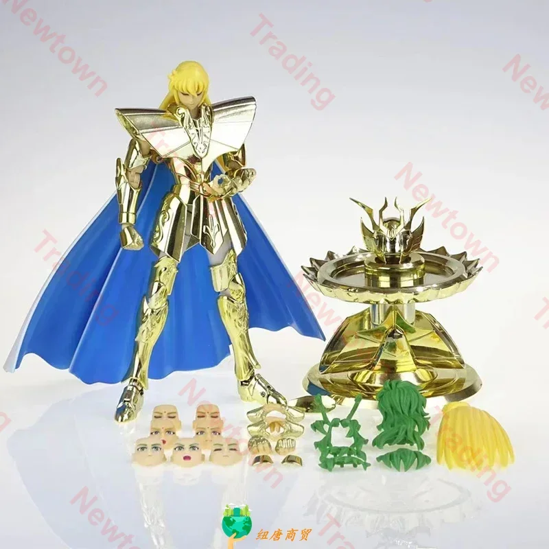 โมเดล CS นักรบเซนต์เซย่า ชุดมิธคลอธ EX ราศีกันย์ ชากะ ว และราศีอังโรมีดา ชุน พร้อมฐานดอกบัว ชุดอัศวินทองแห่งราศี ฟิกเกอร์แอคชั่น