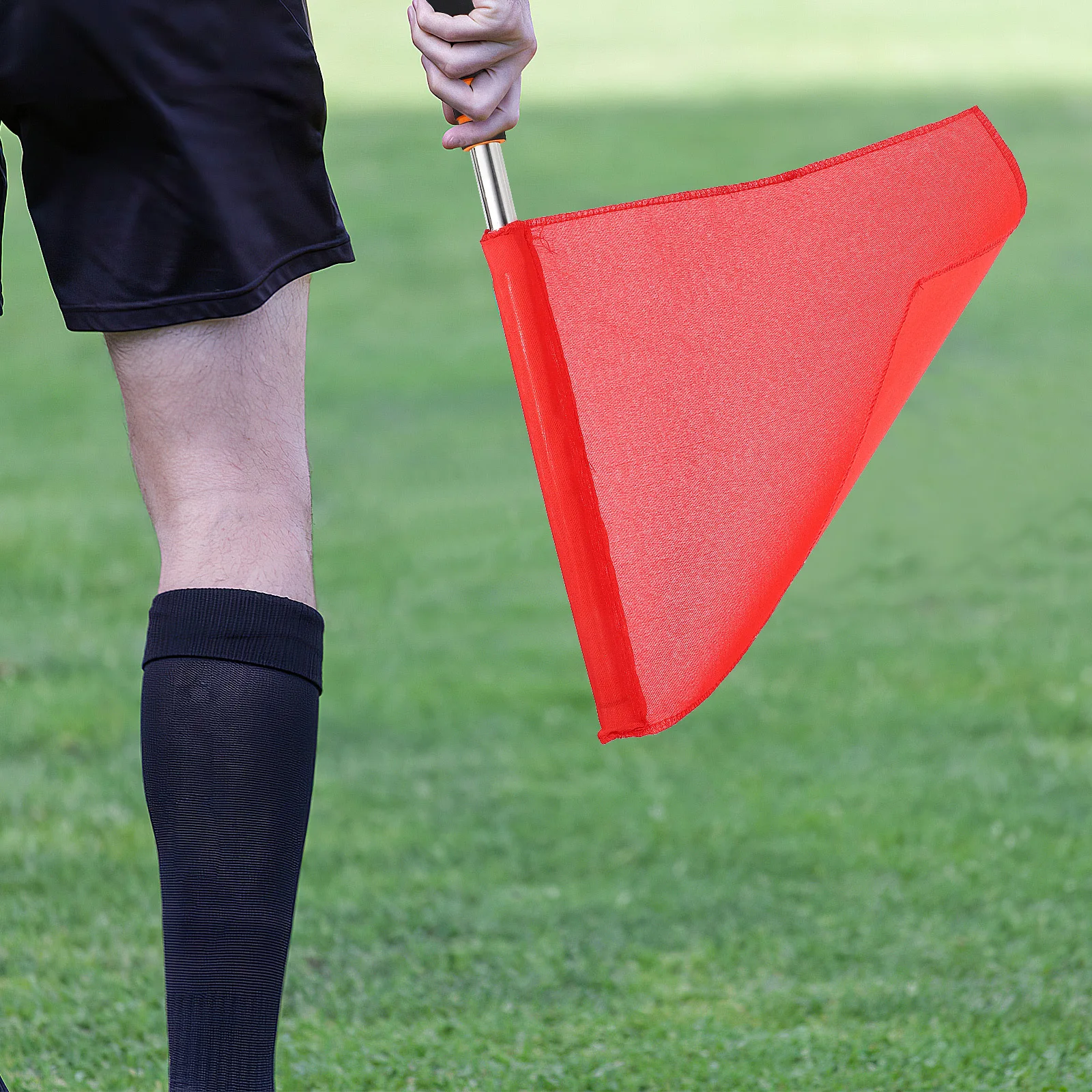 

Small Flags on Sticks 4Pcs Referee Signal Flags for Race Conducting Match Safety Handheld Commanding 2025