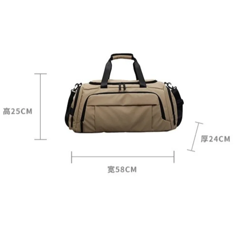 Large-capacity wet and dry separation, travel bags, luggage backpacks, fitness view 2