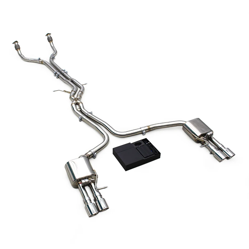 

SUS304 Stainless Steel Vacuum Valve Exhaust For Audi A7 C7/C8 3.0T 2012-2023 Catback System