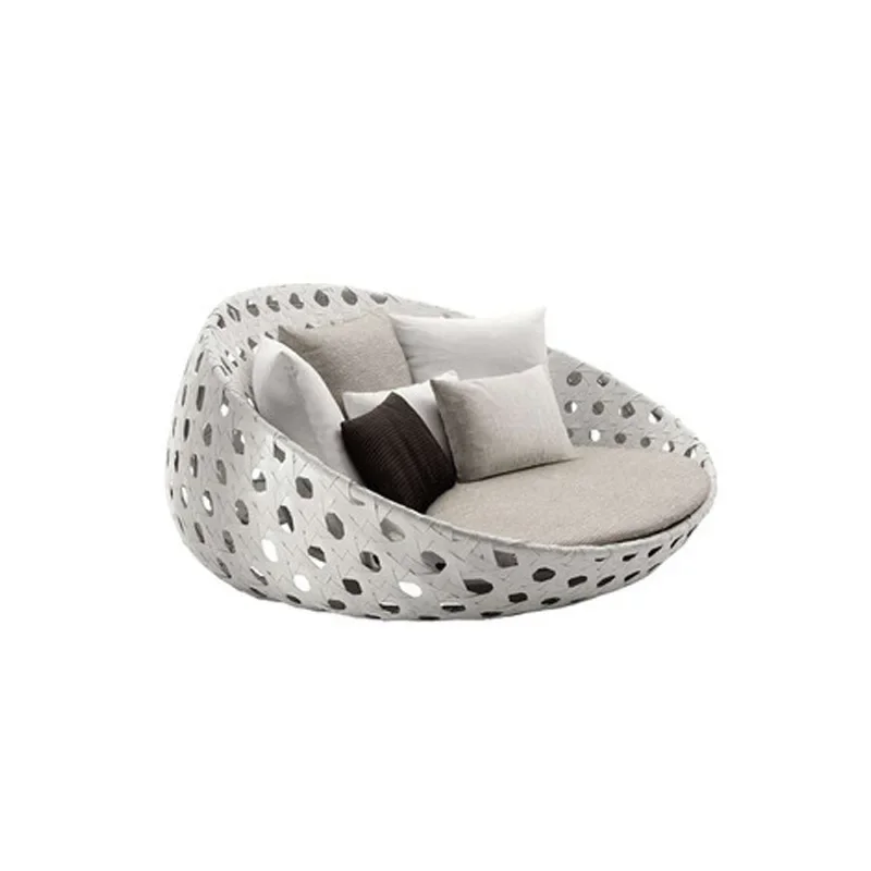 

Villa pool bed, outdoor bed balcony, courtyard leisure rattan chair, sofa chair, beach outdoor