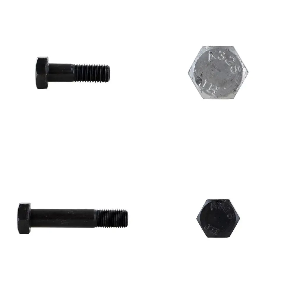 مسامير هيكلية سداسية ثقيلة 3/4-10 × 2-1/2، 25 عبوة، لمسة نهائية عادية، مناسبة للبناء والتطبيقات شديدة التحمل #1