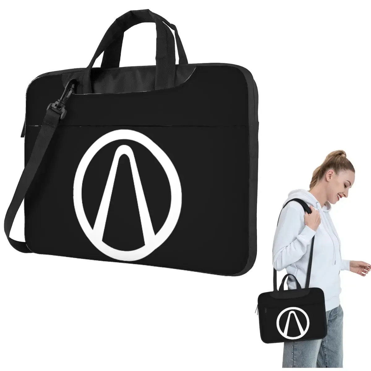 

Borderlands White Emblem Crossbody Laptop Bag Case Computer Bag 13 14 15.6 Inch Notebook Pouch for Macbook Pro