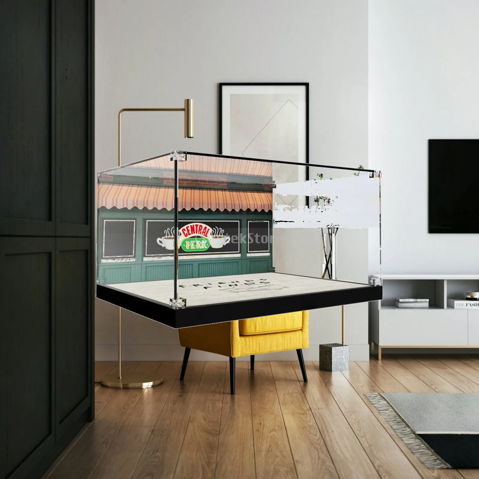 Acrylic Showcase Box Dustproof Display Cabinet for Action Figure Model Car Collectible Building Block Storage