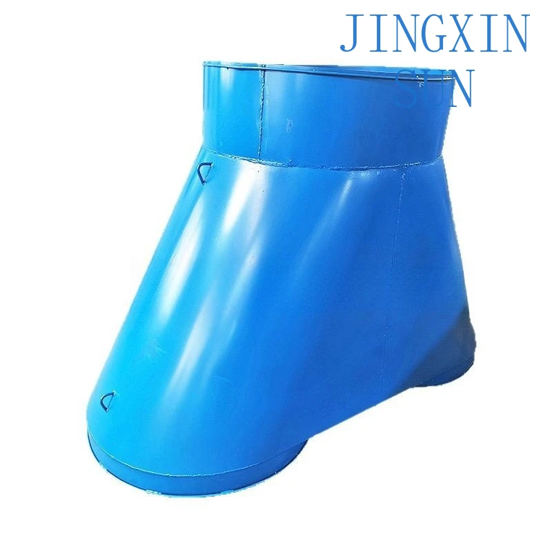 Tee iron air shaft underground anti-gas countercurrent device double fan automatic switching device diverter