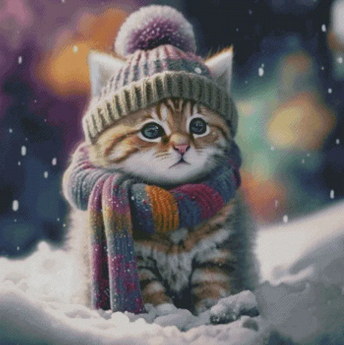 

Красивый милый кот шитье 18CT 16CT 14CT без печати наборы для вышивки крестом вышивка искусство DIY рукоделие ручной работы домашний декор