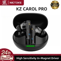 KZ Carol Pro TWS Wireless Bluetooth 5.4 Earphone ANC 6 MIC Active Noise Canceling Headset Hifi Bass In-Ear Stereo Music Earbuds