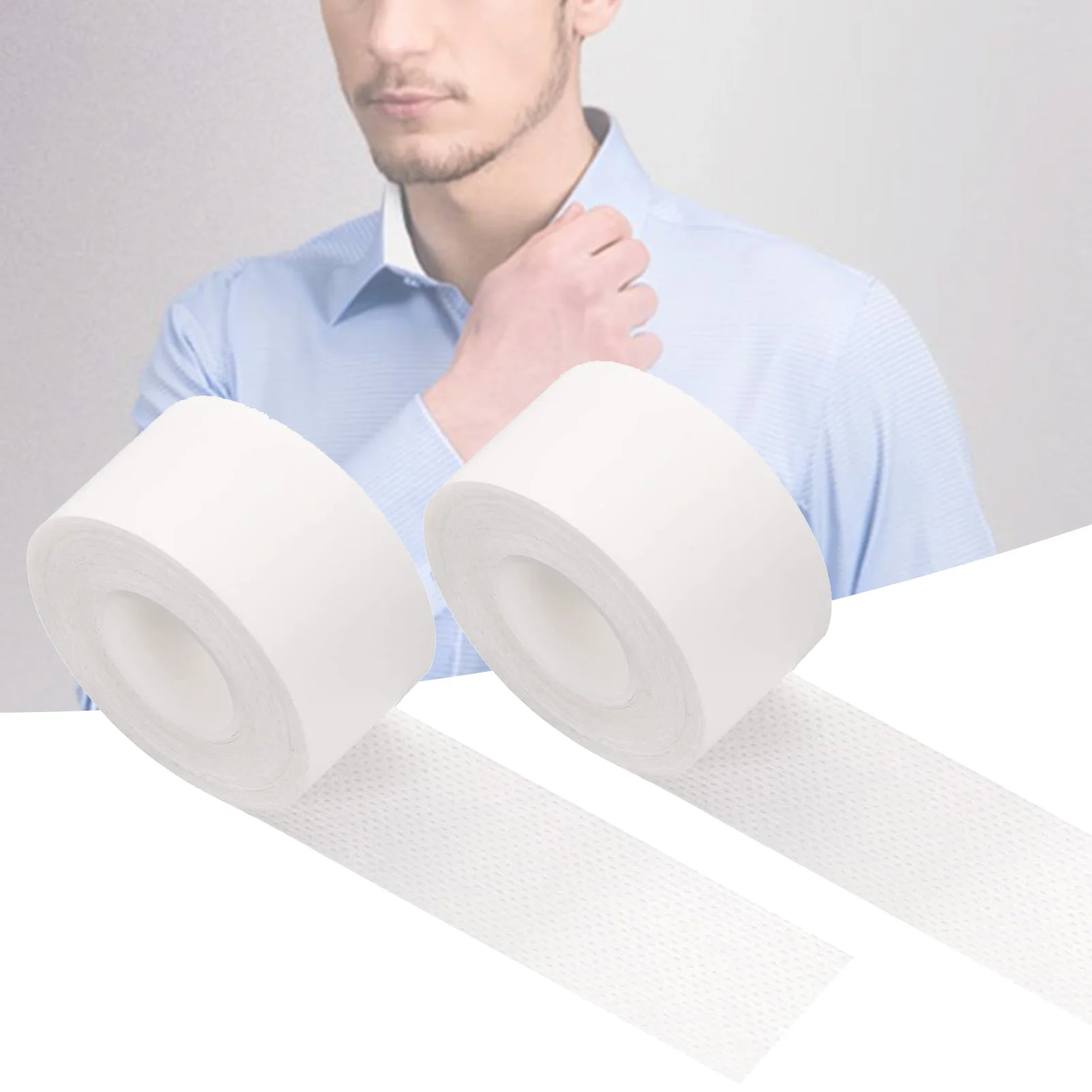 Self-adhesive Sweat Pads Collar Tape Breathable Sweat Absorbent Collar Sticker for Keeping Stay Cool and Dry