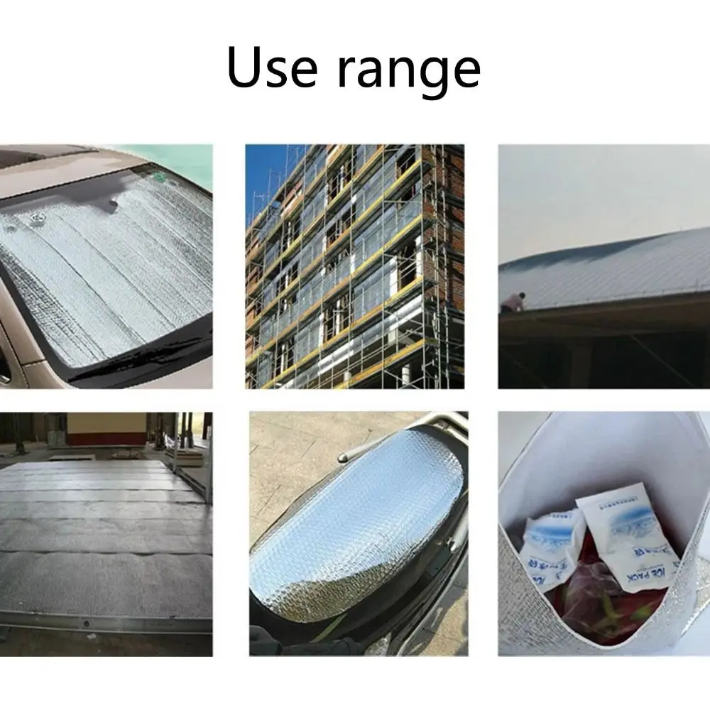 5m/10m Wall Insulation Film Waterproof Sunscreen Insulation Cotton Aluminum Foil Thickened Wall Shade Protector Pad